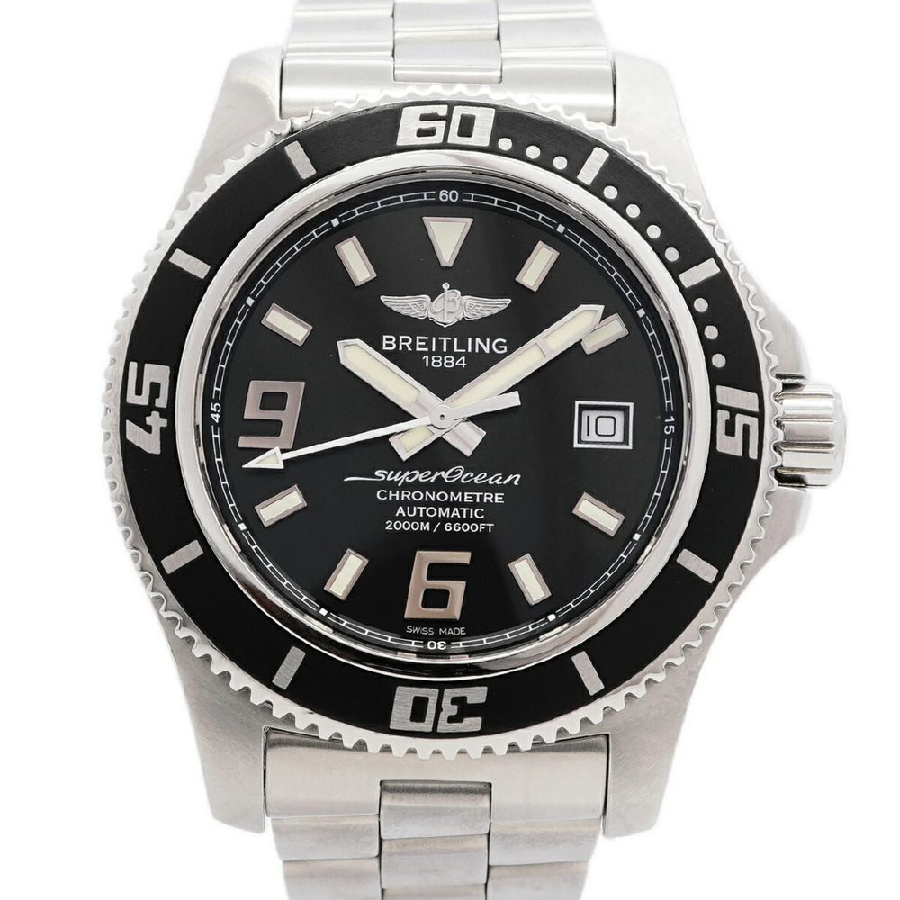 Breitling Superocean 44 A17391 Black Dial Men's Watch